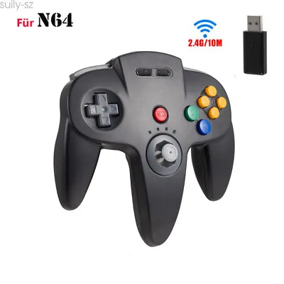 Wireless 2.4 G For N64 Nintendo 64 Switch PC Mac USB Controller Gamepad Joystick • $25.64