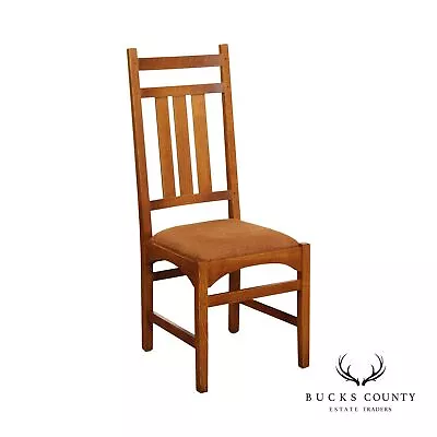 Stickley Mission Collection Oak Harvey Ellis Side Chair • $595