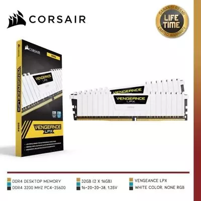 Corsair Vengeance LPX L 32Gb (2x 16Gb) Desktop DDR4-3200 RAM Memory UDIMM *NEW* • $125