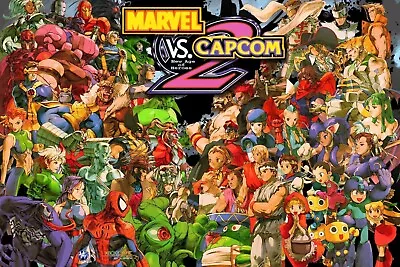 Marvel Vs. Capcom 2 Poster Wall Art Home Decor Photo Prints 16x24 20x30 24x36  • $16.99