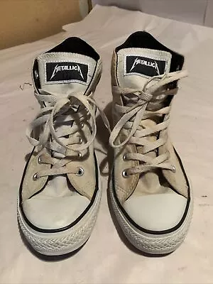 Converse All Star X Metallica  And Justice For All  111117F US Size M6 W8 2008 • $174.99