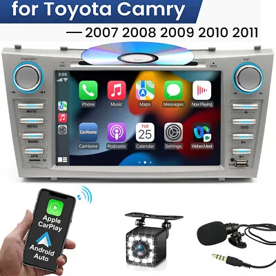 Car Radio DVD CD Stereo Apple Carplay For Toyota Camry 2007 2008 2009 2010 2011 • $149.90