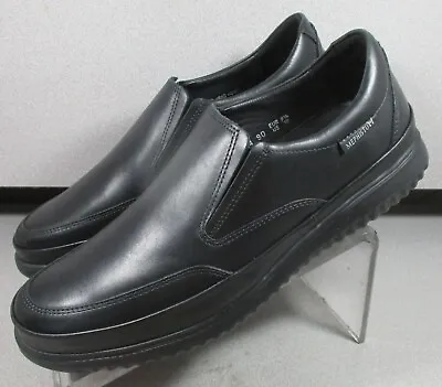 Twain Mmms70 Men's Shoes Size 9 M (euro 8.5) Black Leather Slip-on By Mephisto • $79.95