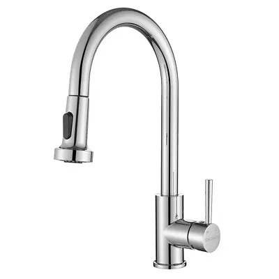 Decaura Kitchen Mixer Tap Pull Out Chrome Sink Faucet 360° Swivel Brass Body • $85.99