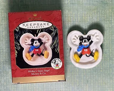 1997 Hallmark Keepsake Ornament - Mickey's Snow Angel • $12.08