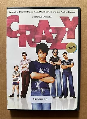 C.R.A.Z.Y. (2005) Jean-Marc Vallee French W English Subtitles 2007 DVD Ex Rental • $7.95