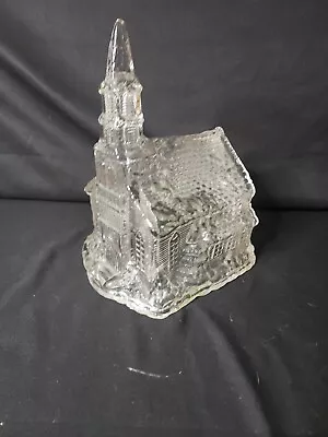 $12.99 • Buy Vintage Glass Church Decoration Christmas Village (Can Be Lighted)