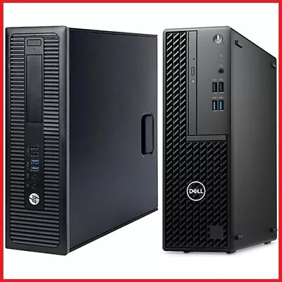 CHEAP FAST PC Windows 10 Computer - Intel Core I3 8GB Ram 120GB SSD Dell HP SFF* • £44.85