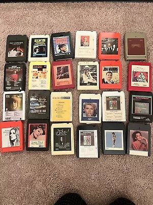 24 Preowned 8 Track Tapes. Untested • $30