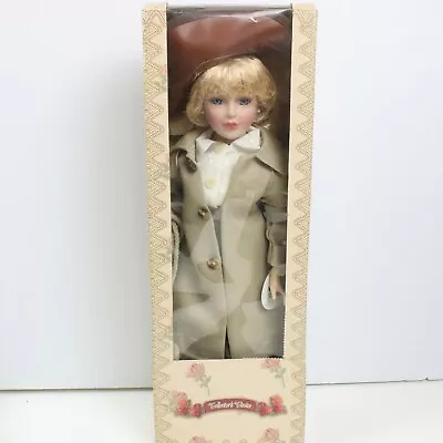 Collectors Choice 5742 Fine Bisque Porcelain Doll W/Adjustable Display Stand NIB • $45