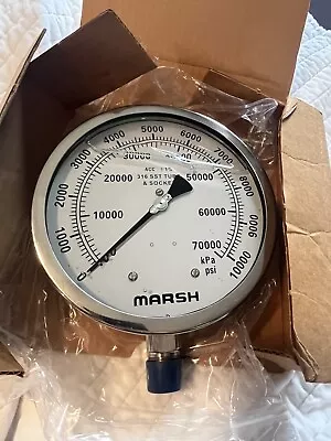 Marsh Instruments HW30990P Pressure Gauge New In Box • $150