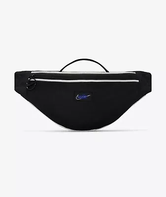 Nike Adults Unisex Heritage Fanny Pack DR6266-010 Blue Nike Retro • $29.99