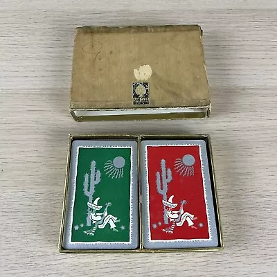 KEM Club Playing Cards 2 Deck Set Mariachi Red And Green • £9.65