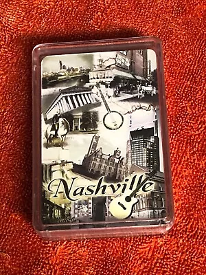 NEW Souvenir Playing Cards - NASHVILLE - Scenes Of Music City TN + Guitar  • $6