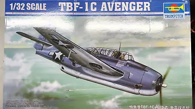 Trumpeter TBF-1C Avenger 1/32 Scale Model Aircraft • $63