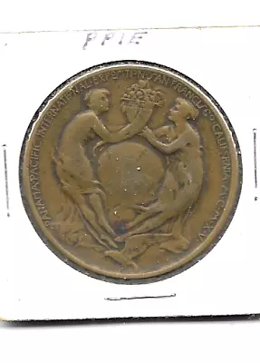 1915 P.P.I.E. THE OPENING OF THE PANAMA CANAL Medal  HK 400 • $8.50