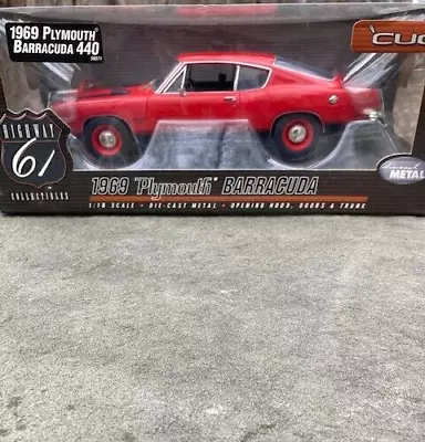 1/18 Highway61  1969 Plymouth Cuda • $60