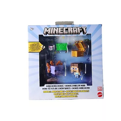 Minecraft Mob Head Minis AXOLOTL ADVENTURES Mini Figure Set. New. • $7.16