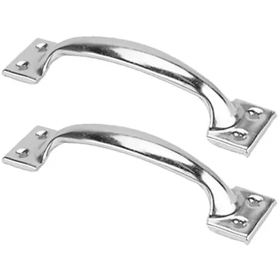 2pcs Garage Exterior Door Handle Silver Barn Door Handle Barn Door Handle • £7.49