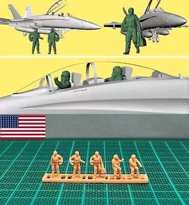 1/144 USA Modern Pilots (fine Detail) Resin Kit • $6.80