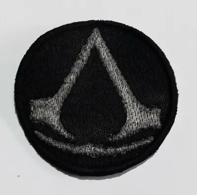 £3.50 • Buy 6.5cm Custom Unofficial Circle Silver Assassin's Creed Logo Embroidered Sew...