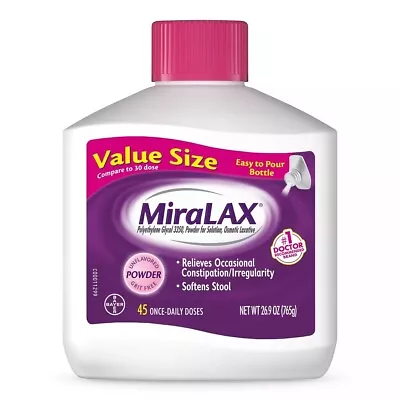 MiraLAX Laxative Powder 45 Days - 26.9oz. • $35.25