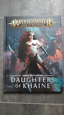 Aos Age Of Sigmar Daughters Of Khaine Battletome Book Games Workshop • £20