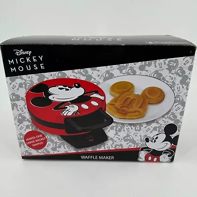 Disney Mickey Mouse Shape Waffle Maker Model DCM-12 Red Electric • $39.97