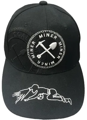 COAL MINER Embroidered Cap Adjustable Baseball Hats LOT 1-12pieces Free Shipping • $8.99