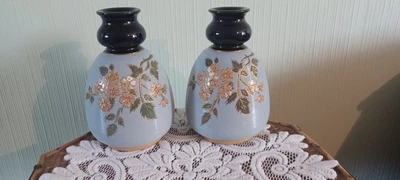 £45 • Buy Lovatt Langley Mill Pair Of Antique Victorian Pottery Vase Pattern 23