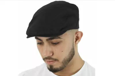 £3.99 • Buy Brushed Cotton Flat Cap Classic Gatsby Flat Cap Cabbie Baker Boy Newsboy