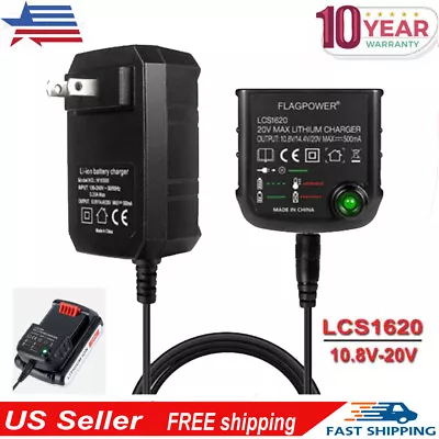 $11.09 • Buy 20V MAX Charger For Black&Decker And Porter Cable 20V Volt Lithium Battery NEW