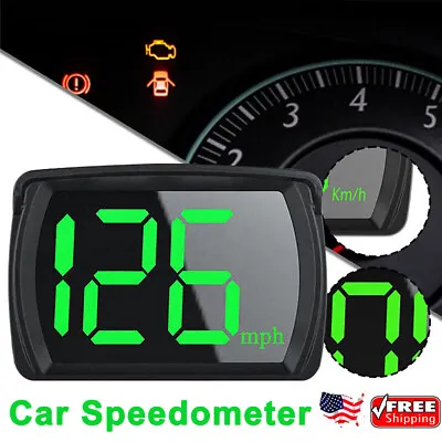 HUD GPS Head Up Display Car Speedometer Car Digital Speed MPH Universal New • $10.25