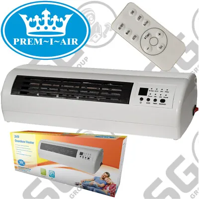 £49.95 • Buy Prem-I-Air 2KW Electric Over Door Warm Air Curtain Fan Wall Heater Remote Contro