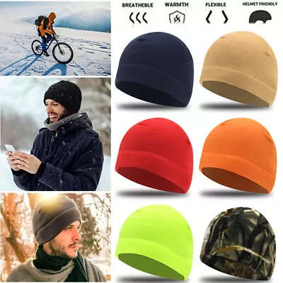 Tactical Skull Cap Winter Warm Fleece Windproof Ski Beanie Hats For Men Women • $10.99