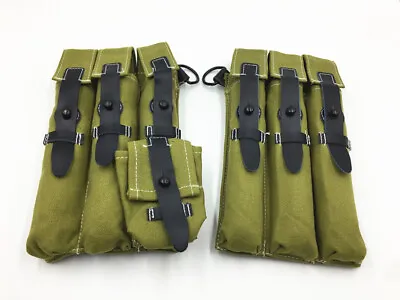 Replica WWII German WH Heer MP38 MP40 Ammo Ammunition Magazine Pouch Set • $39.99