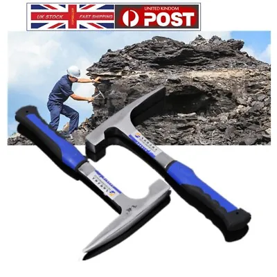 £15.35 • Buy Geological Rock Pick With Flat Or Pointed Hammer Geology Prospecting Hand Tools