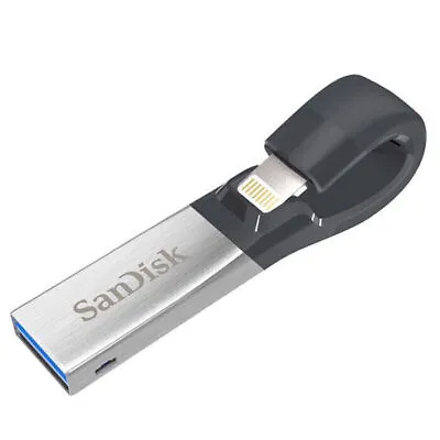 £12.38 • Buy 32GB 64GB 128GB SanDisk SDIX30 USB 3.0 Drive IXpand Flash For IPhone IPad Apple