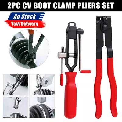 2Pcs CV Joint Boot Clamp Pliers Set Car Banding Tool Ear Type Install Kit Set . • $28.99
