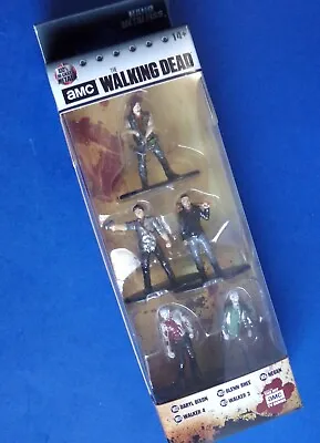 AMC The Walking Dead Die Cast Nano Metalfigs Jada Toys Daryl Dixon Glenn Rhee • $12.98