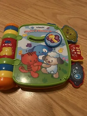 Vtech Rhyme And Discover Electronic Book With Lights Sounds & Music Educational • $5.99