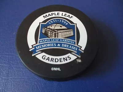 Toronto Maple Leaf  Gardens  Official  Game  Puck  1931-1999  Memories & Dreams • $19.99