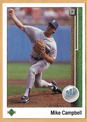 Mike Campbell Seattle Mariners #337 - Upper Deck Nm-mt 1989 • $1.61