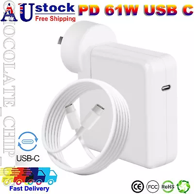 61W USB-C Power Adapter Charger Type-C Cable For Apple Macbook Air Pro Laptop AU • $23.99