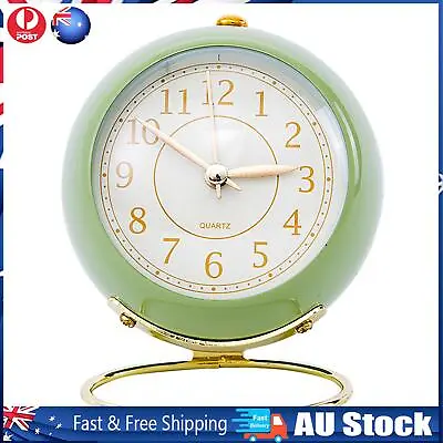 $14.99 • Buy Analog Alarm Clock Light Emitting Silent Non Ticking Clock For Kid (Green)