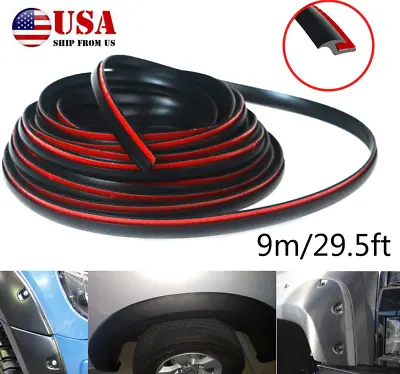 9m Universal For Car Truck Wheel Wells Fender Flare Edge Trim Rubber Seal Strip • $29.49