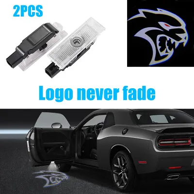 Non-fading Hellcat Pack Ghost LED Door Lights Projector HD For Dodge Charger • $20.88