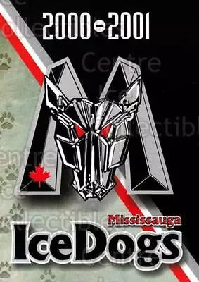 2000-01 Mississauga Ice Dogs #28 Header Card Checklist • $2.19