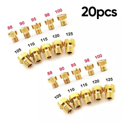 20 Pcs Main Jets Kit For Mikuni Carburetor VM22 VM24 VM26 125 150 200/250cc • $9.36