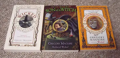 Gregory Maguire Wicked Trilogy. Son Of A Witch. A Lion Among Men. Mint Trade PBs • $8.99